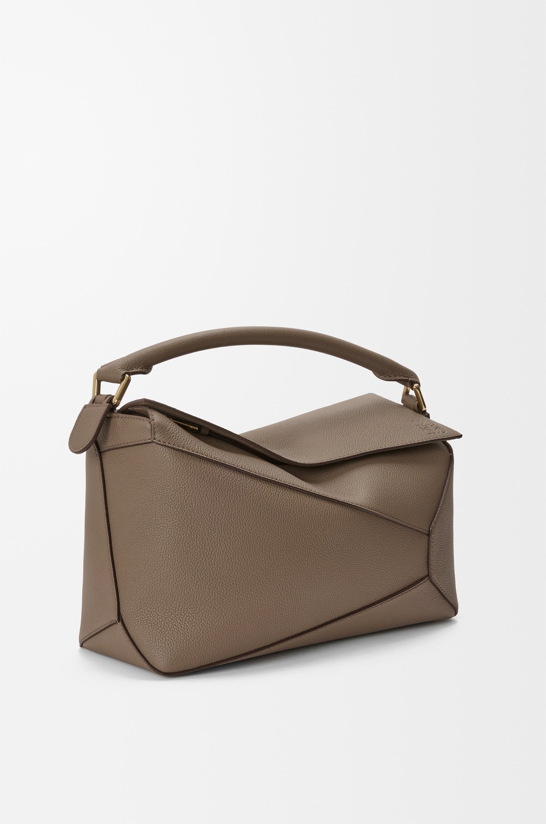 Medium Puzzle Edge bag in soft grained calfskin - 4