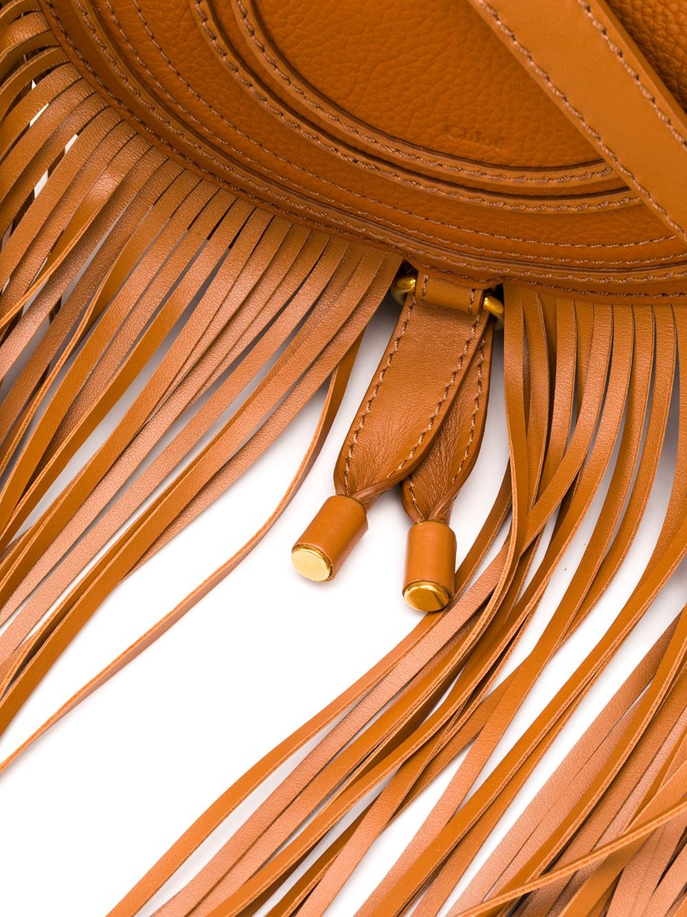 mini Marcie fringed crossbody bag - 4