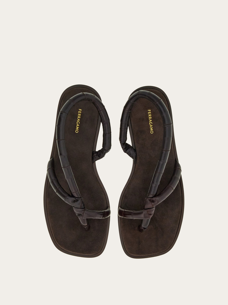 FERRAGAMO Flat strappy sandal outlook