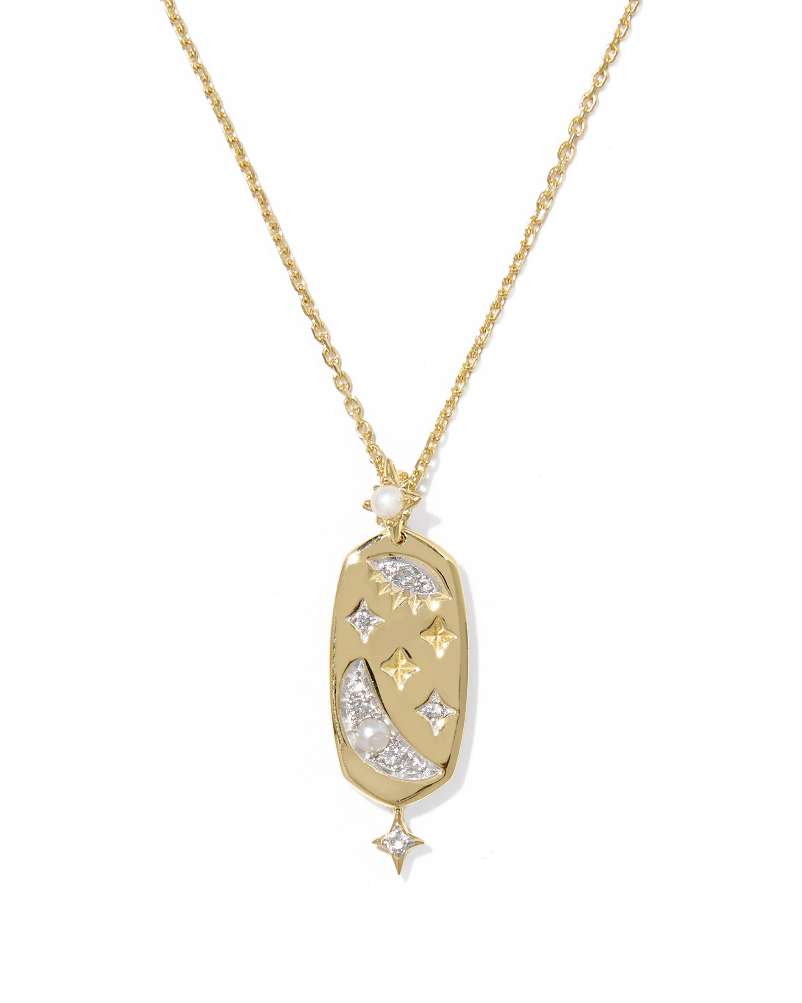 Skye Celestial 18k Yellow Gold Vermeil Pendant Necklace - 1
