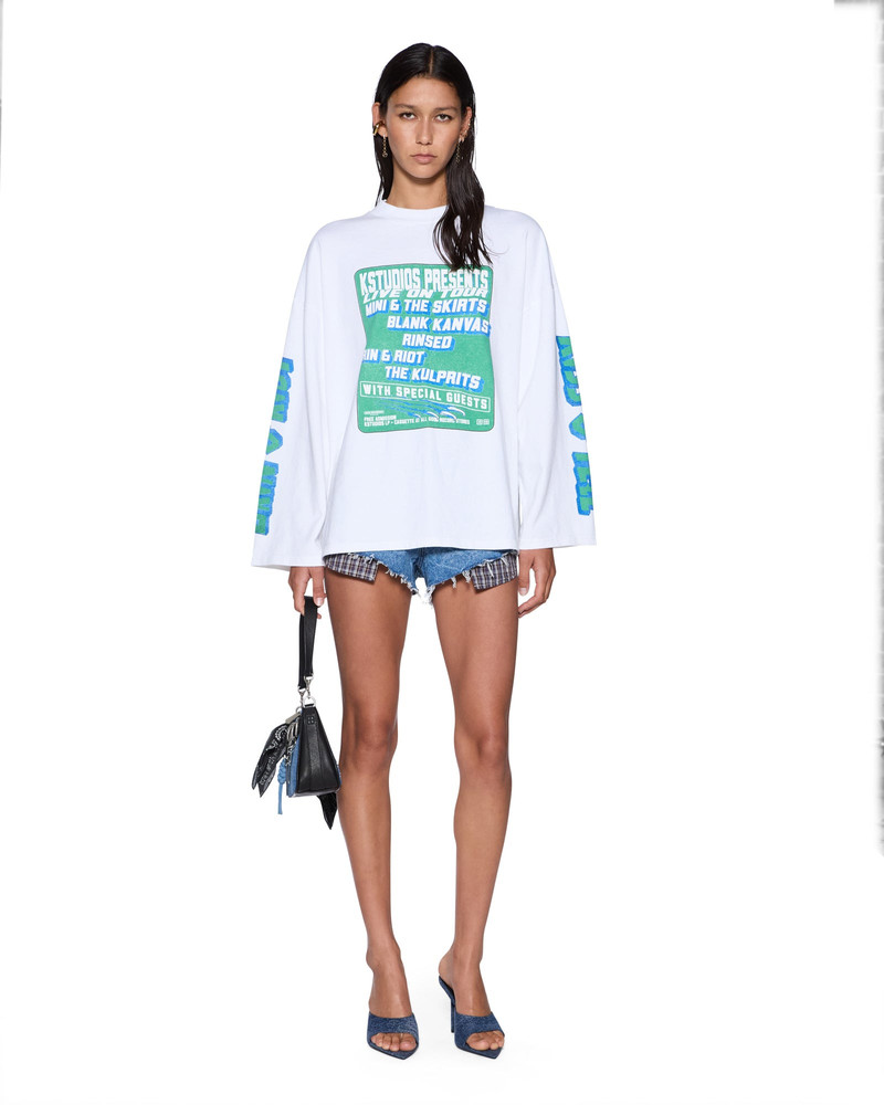 Ksubi KSTUDIO BOYFRIEND LS TEE WHITE outlook