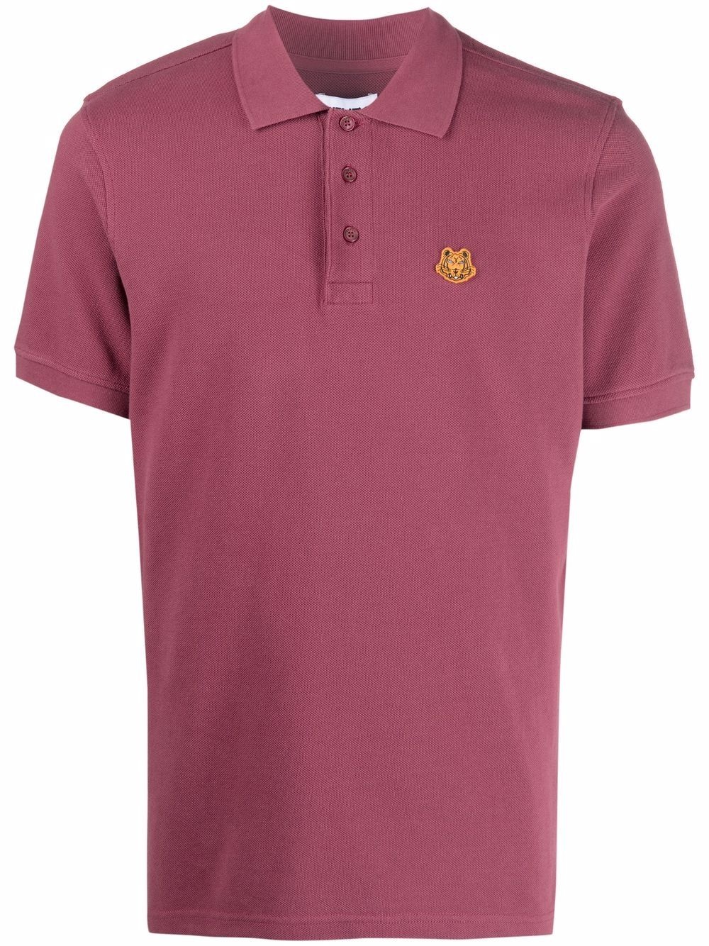 Tiger patch polo shirt - 1