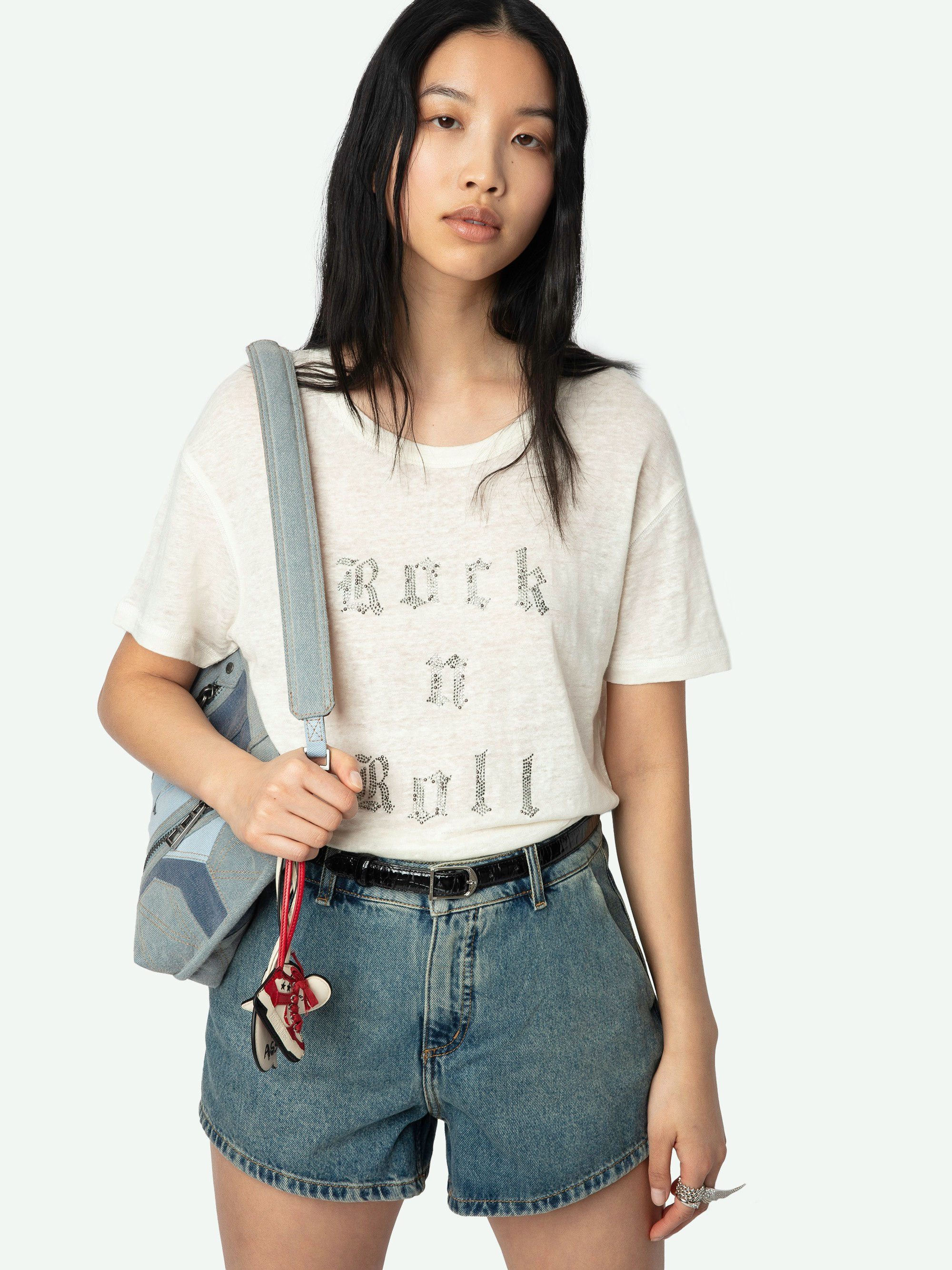 Marta Embellished Graphic Tee - 2