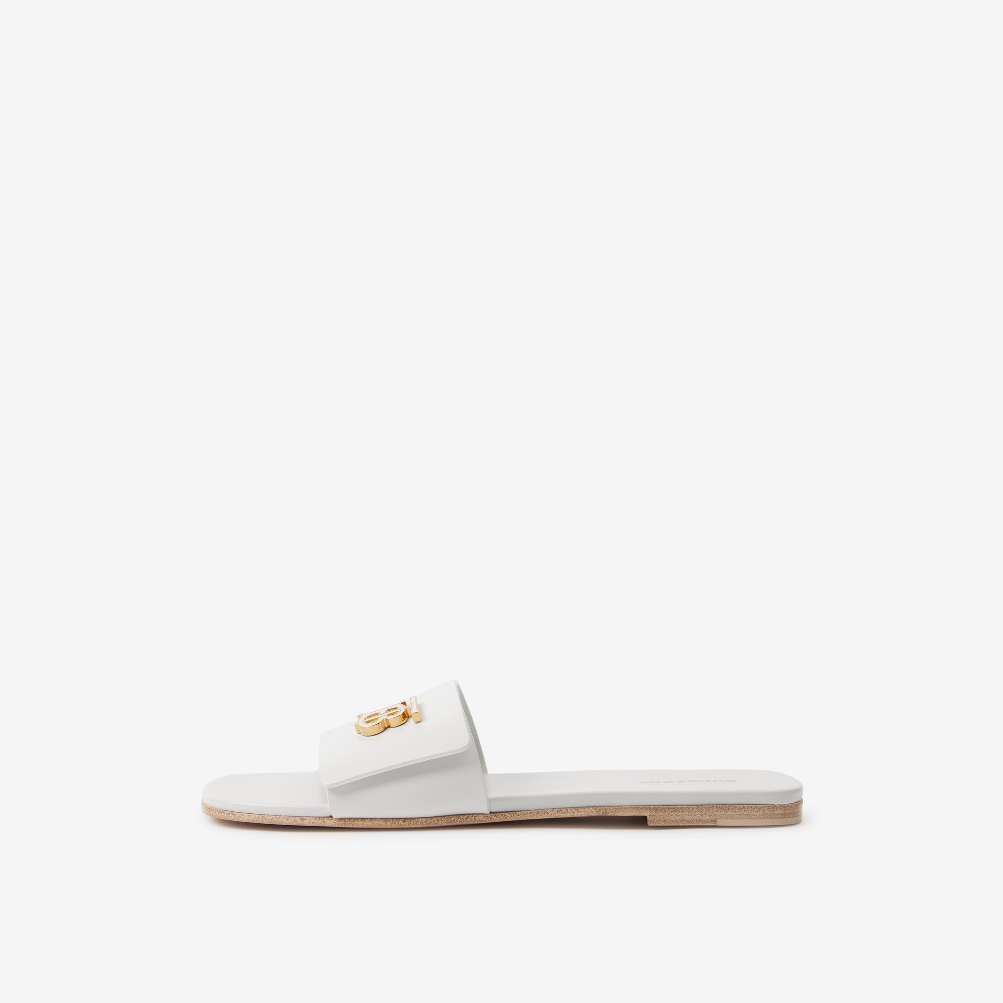Monogram Motif Leather Slides - 5