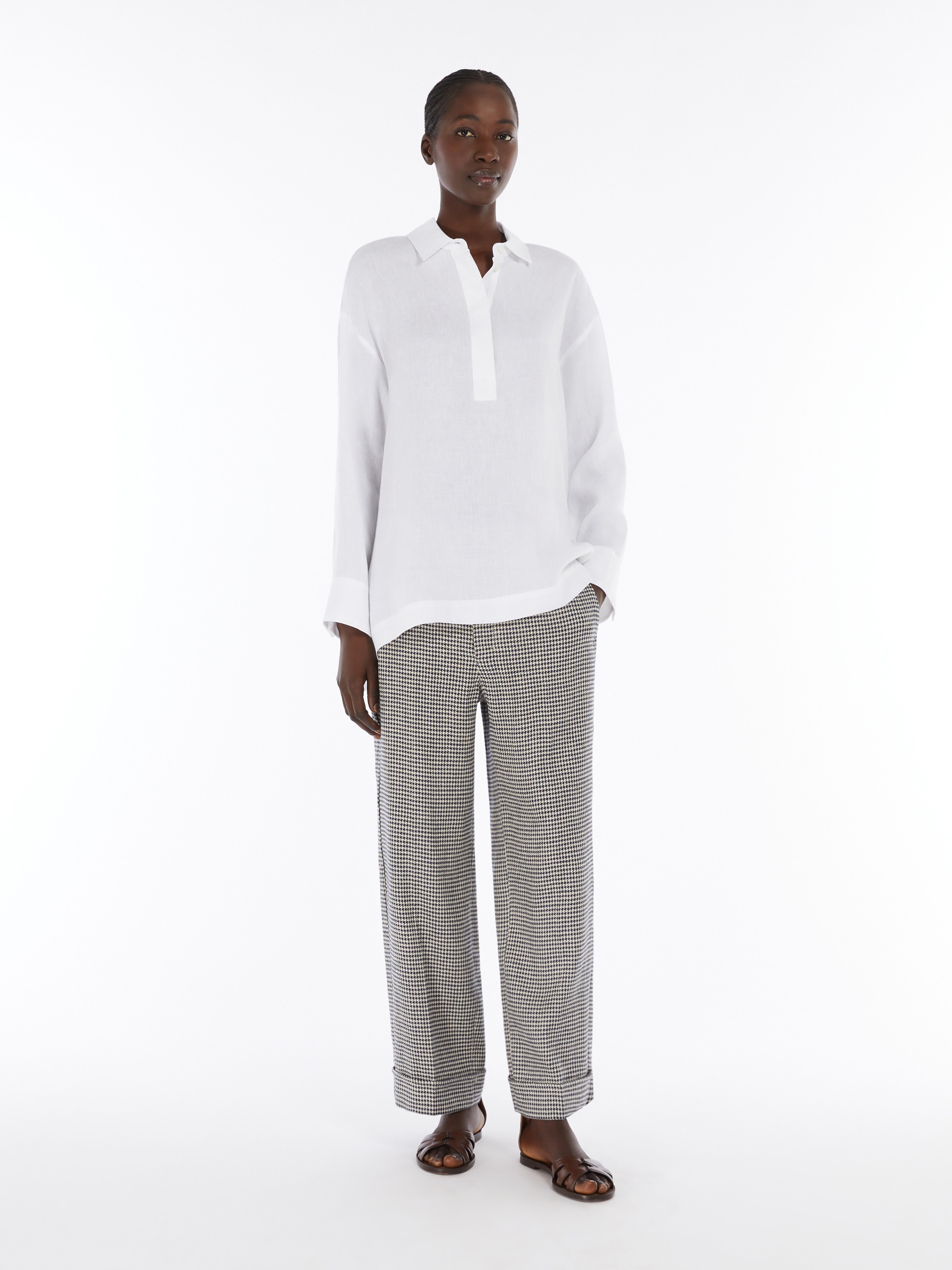 VARESE Linen canvas polo shirt - 2