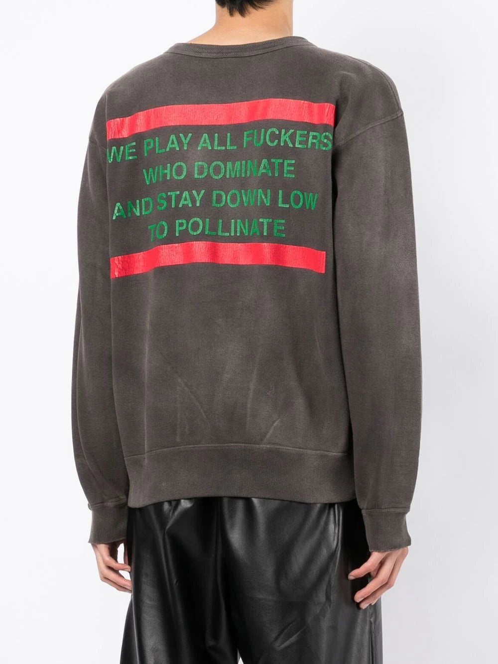 LOGO-PRINT CREW-NECK SWEATSHIRT - 4