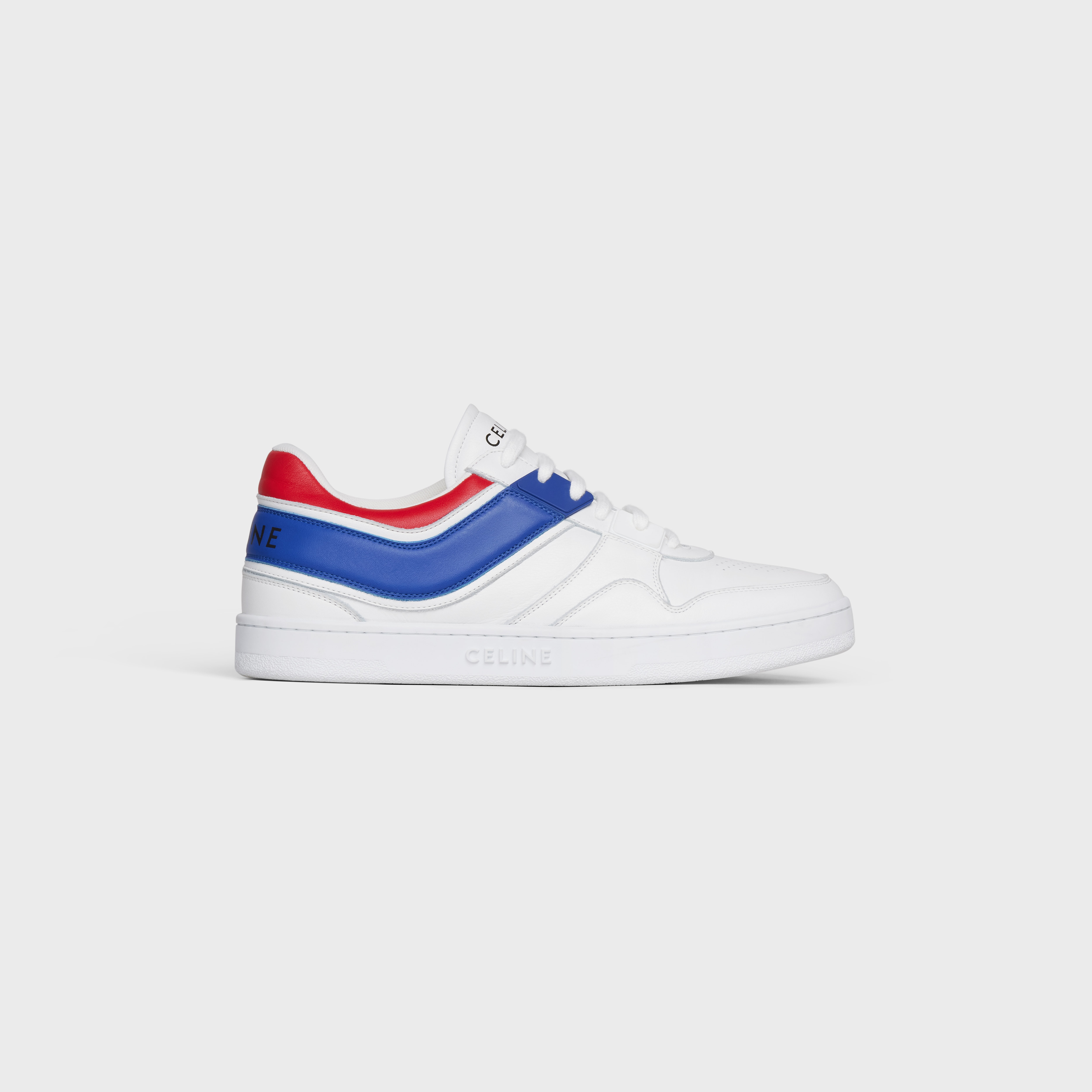 CELINE TRAINER LOW LACE-UP SNEAKER in CALFSKIN - 1