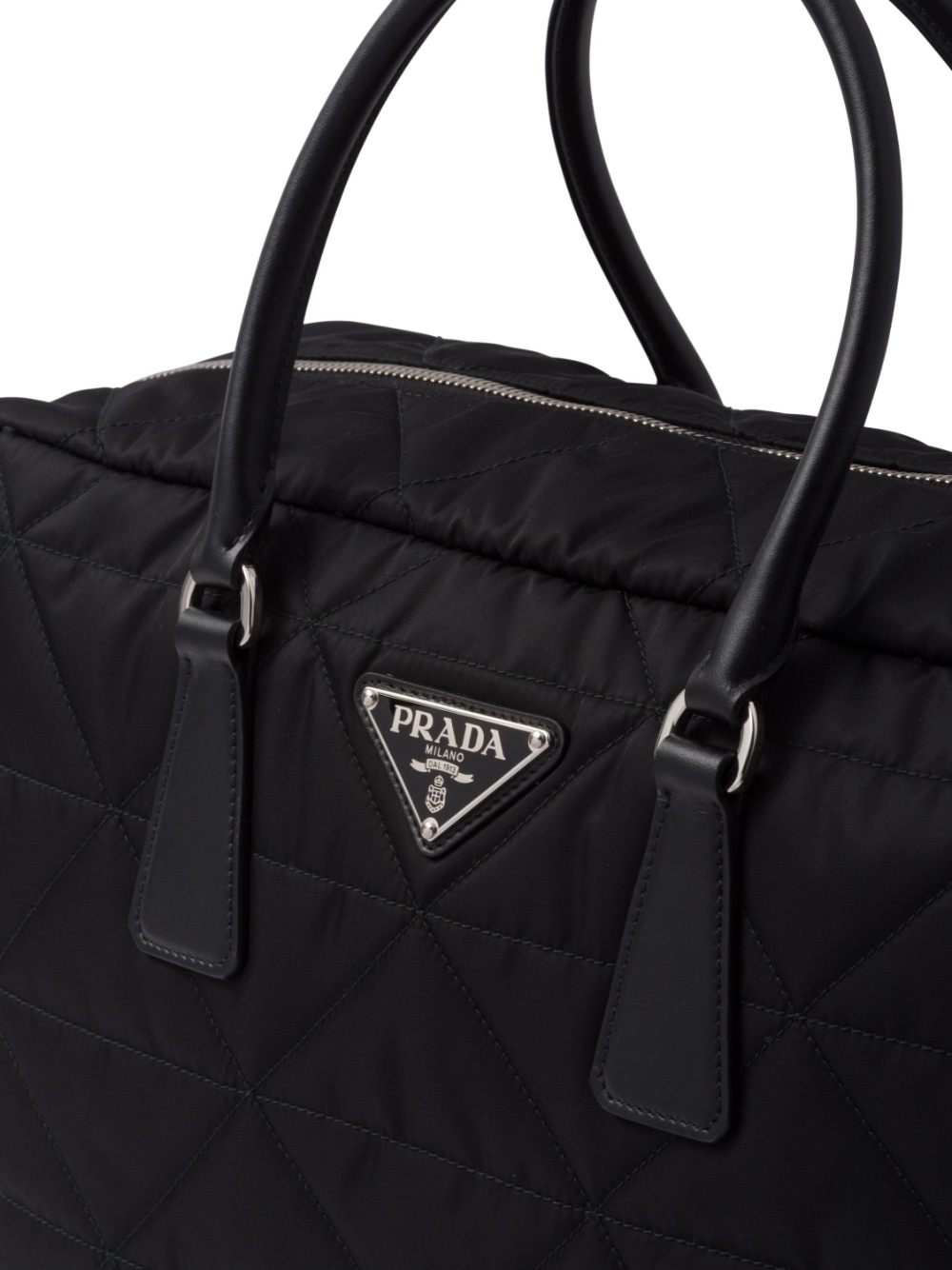 Quilted Re-Nylon travel bag - 5