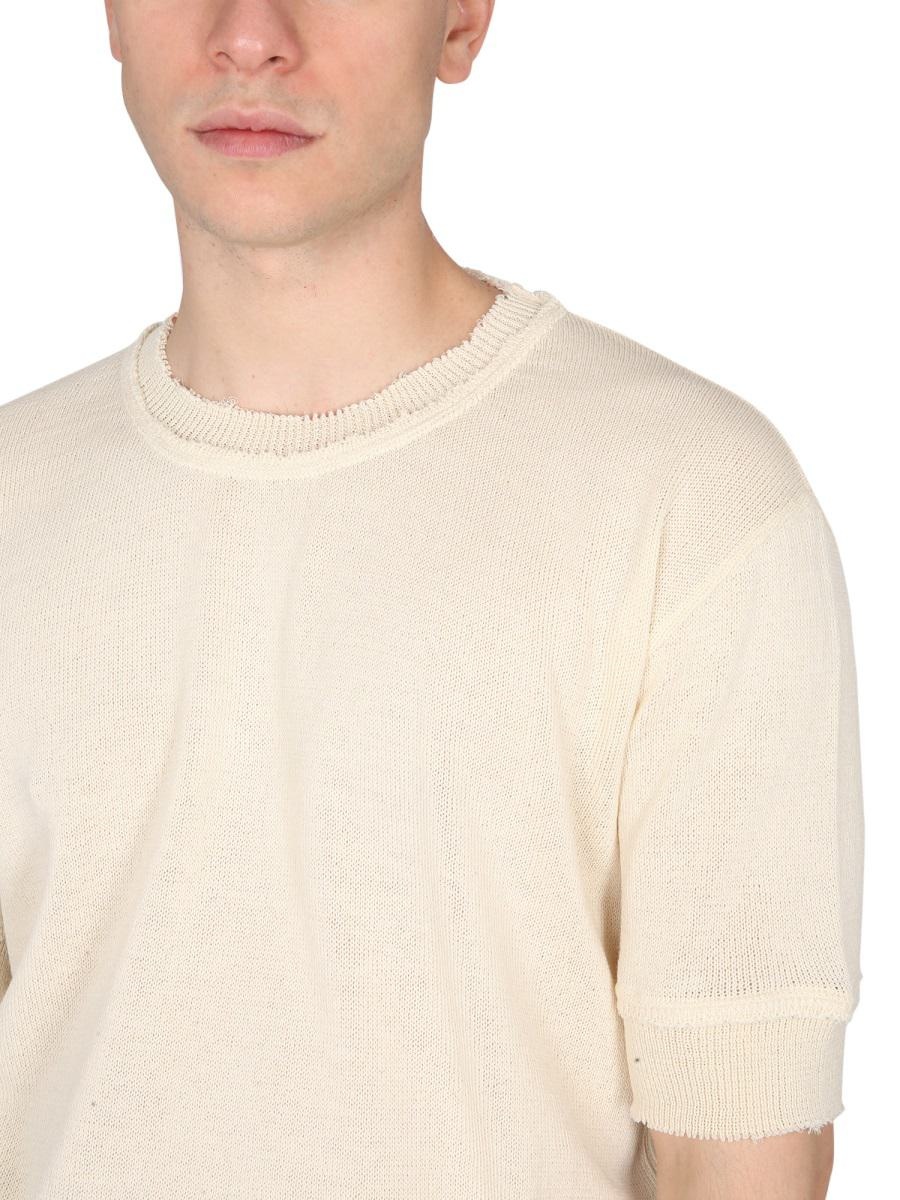 MAISON MARGIELA WOOL BLEND SWEATER - 4