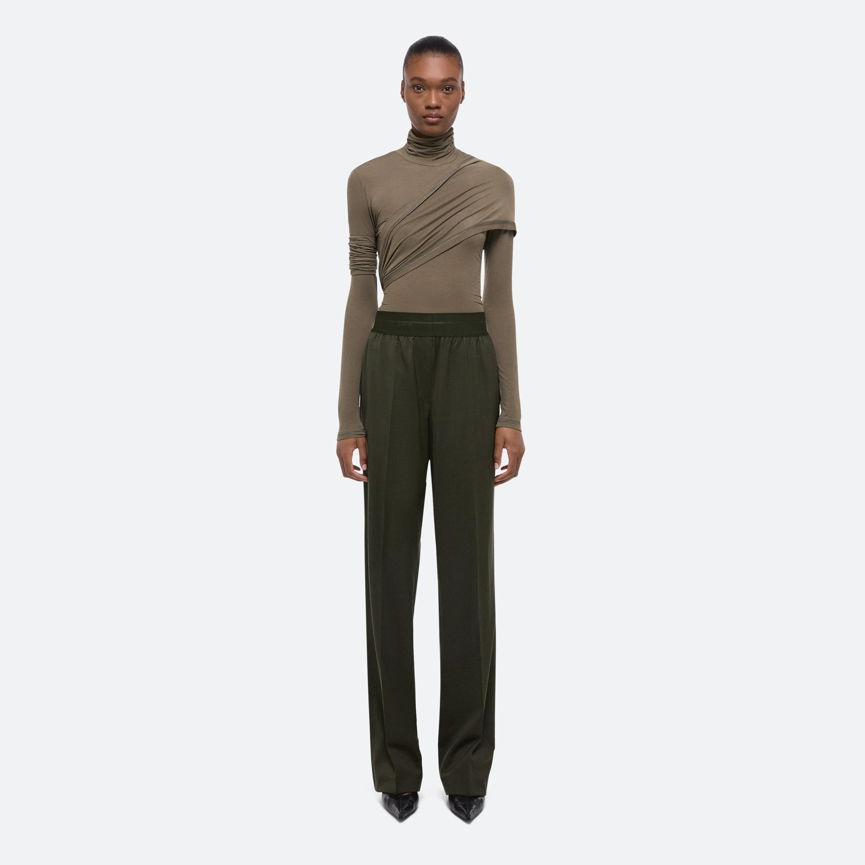 WOOL CAR TROUSERS - 3