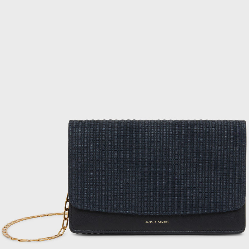 Mansur Gavriel CHAIN TRAVEL WALLET outlook
