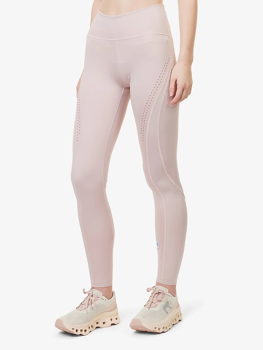 Optime Turning stretch-recycled-polyester leggings - 3