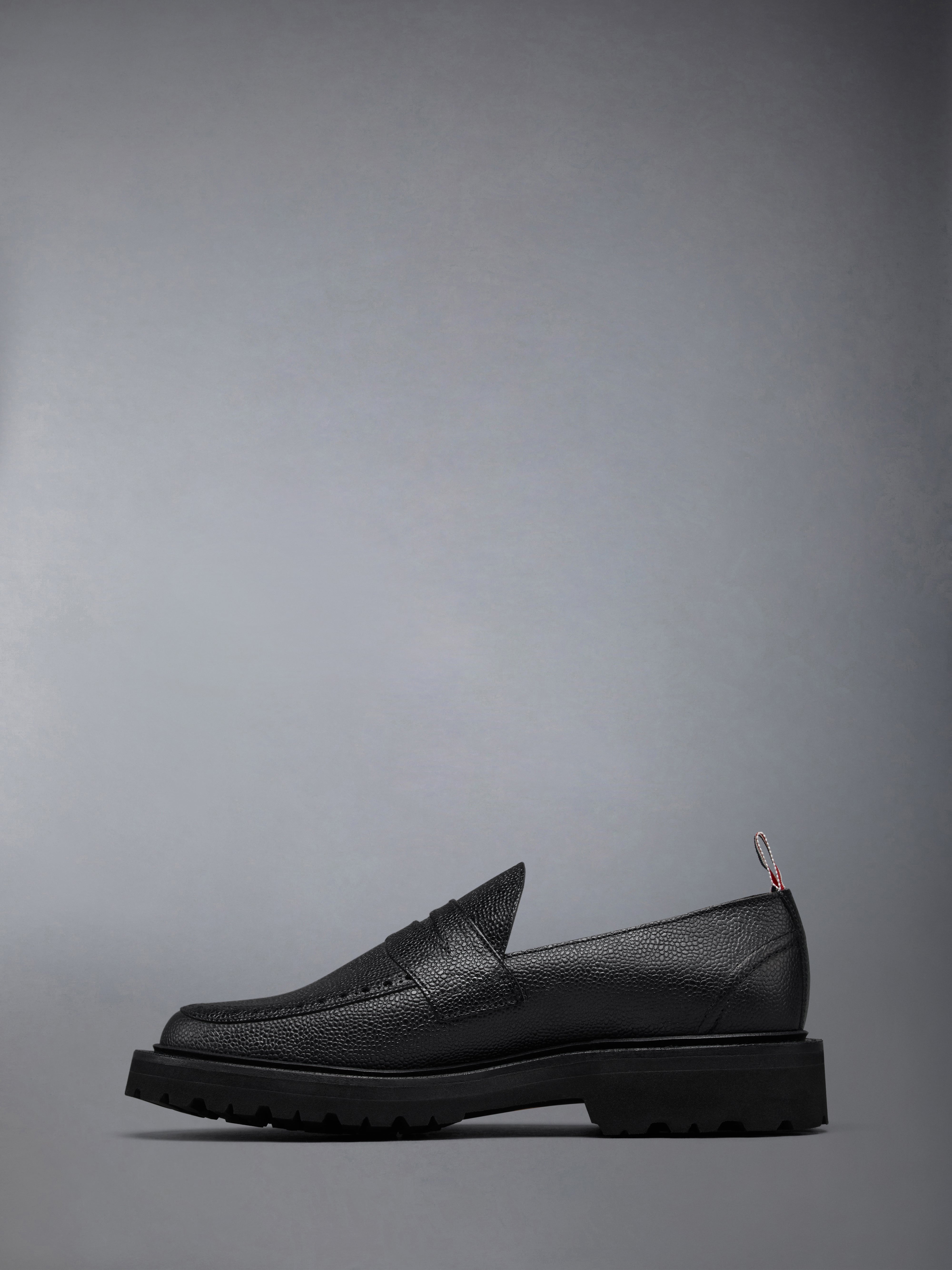 PEBBLE GRAIN COMMANDO SOLE PENNY LOAFER - 3