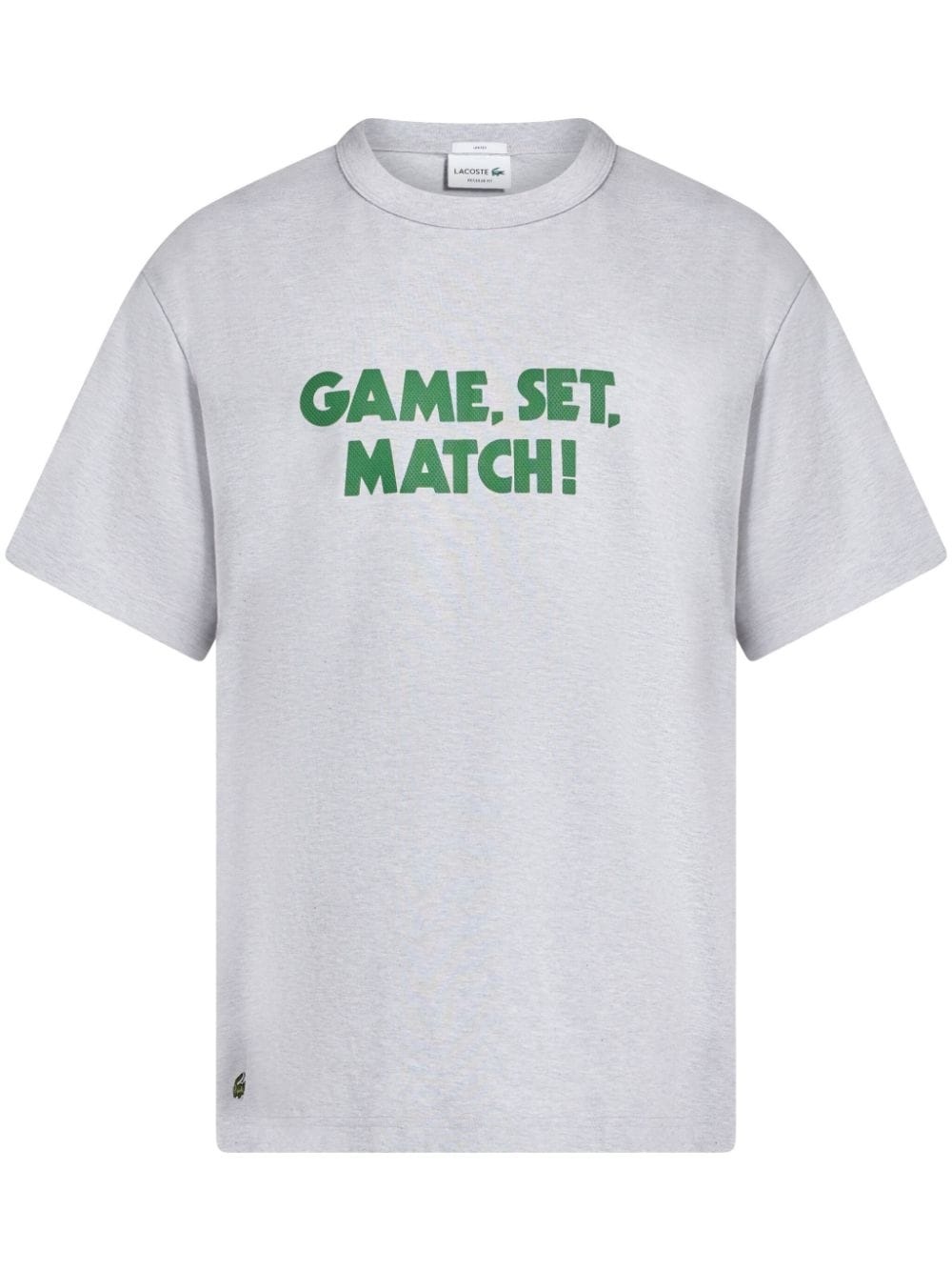 slogan-print cotton T-shirt - 1