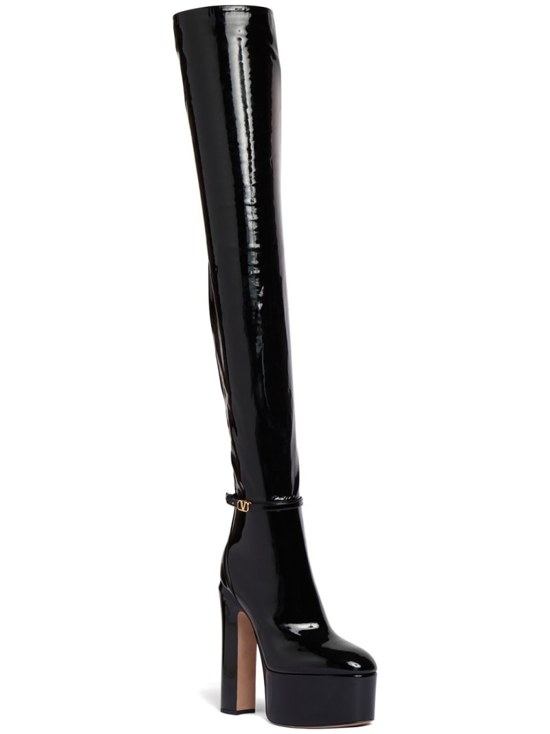 155mm Tan-go over-the-knee boots - 3