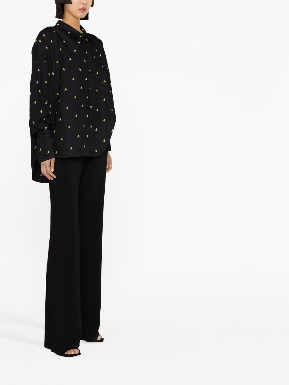 Diana oversized logo-print shirt - 3