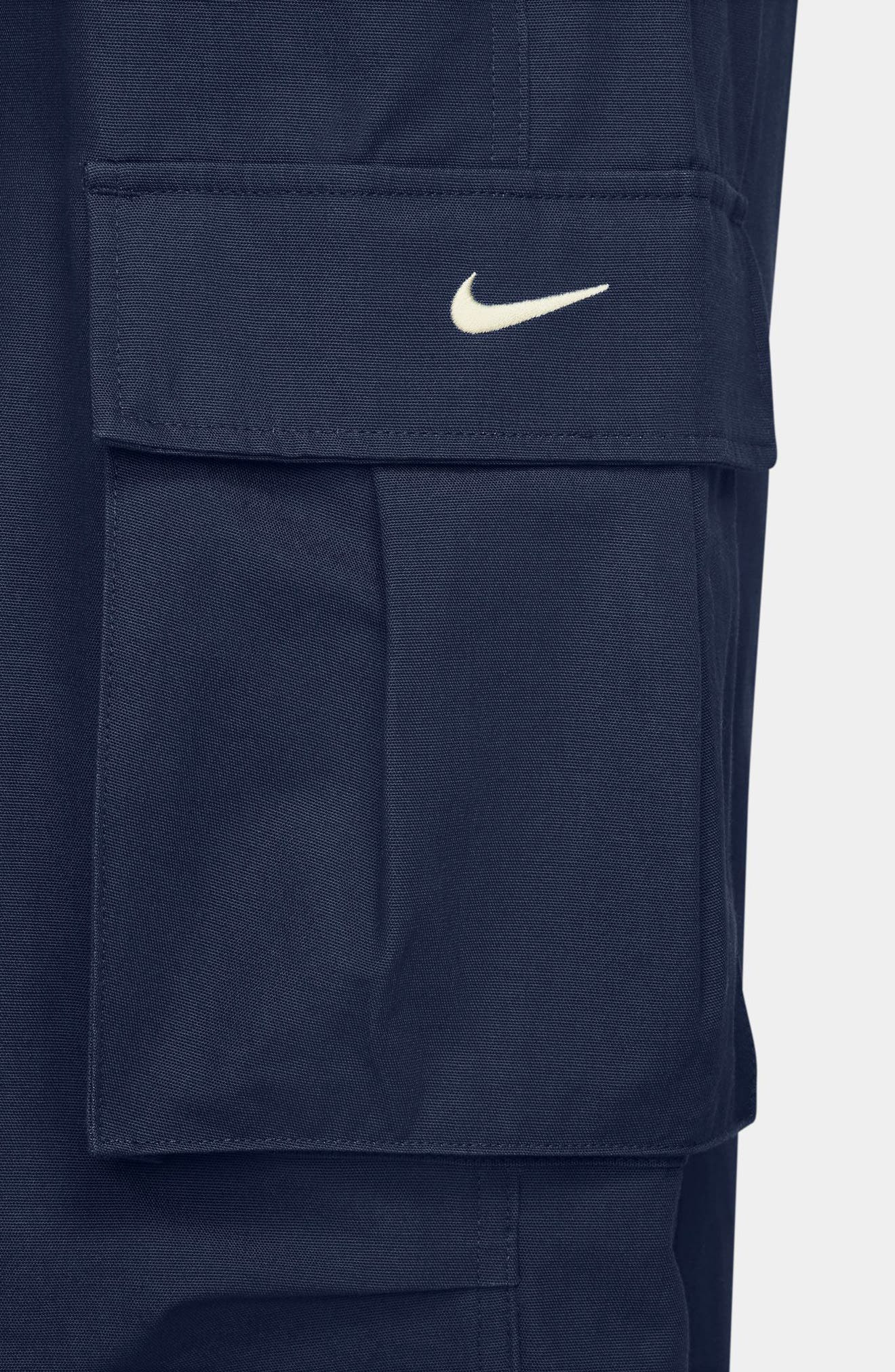 Nike Sportswear Loose Woven Cargo Pants in Midnight Navy/Sail at Nordstrom - 3