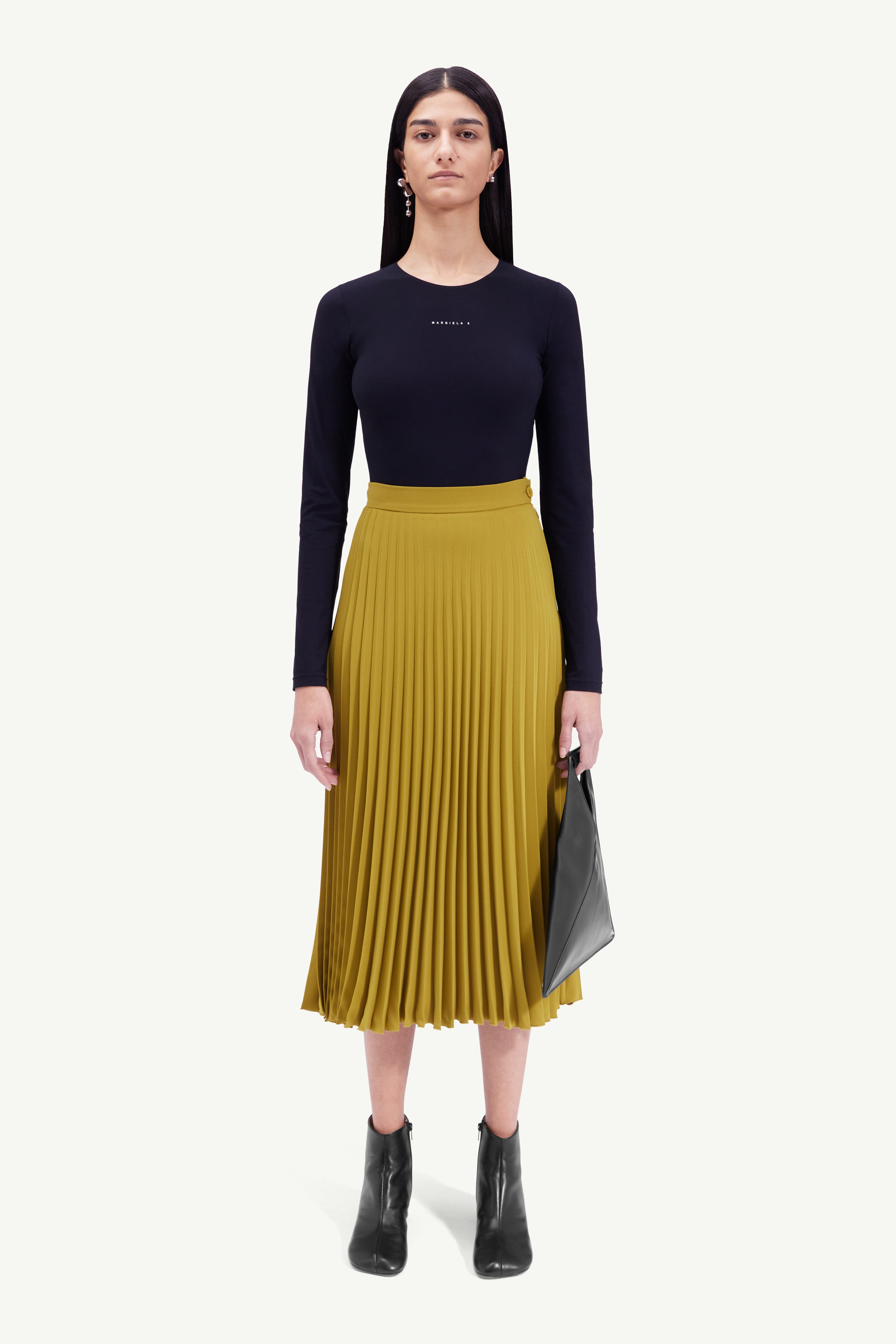 Pleated midi skirt - 2