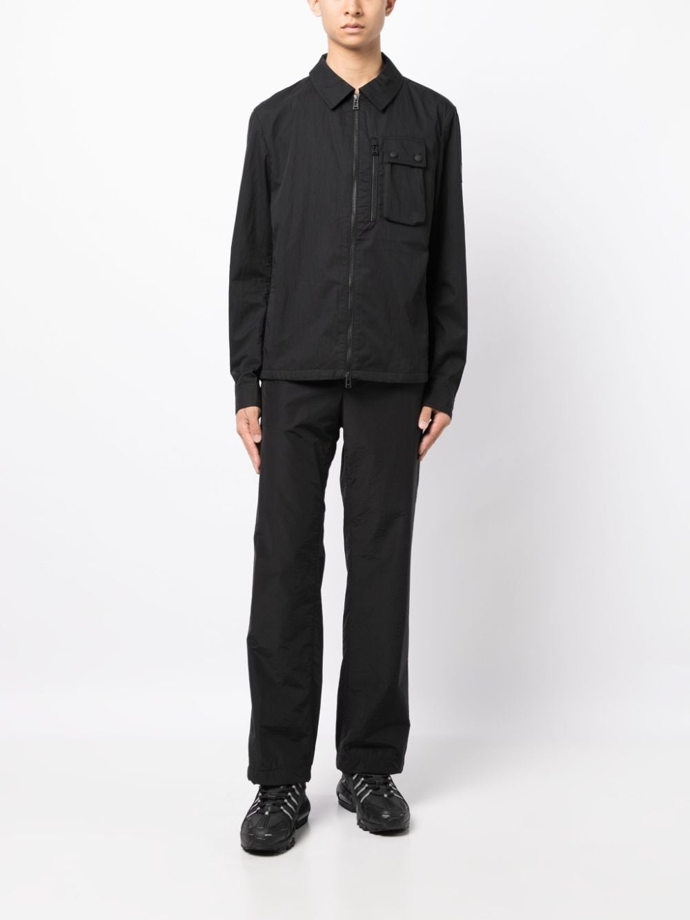 Rail logo-patch zip-fastening jacket - 2