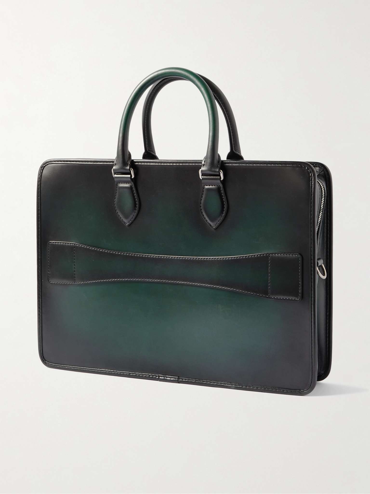 1 Jour Neo Scritto Venezia Leather Briefcase - 4