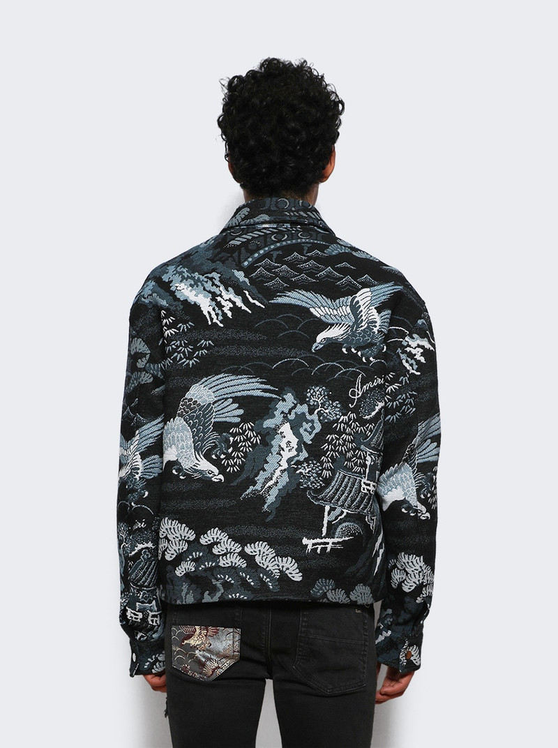 Bird Tapestry Blouson Black 4