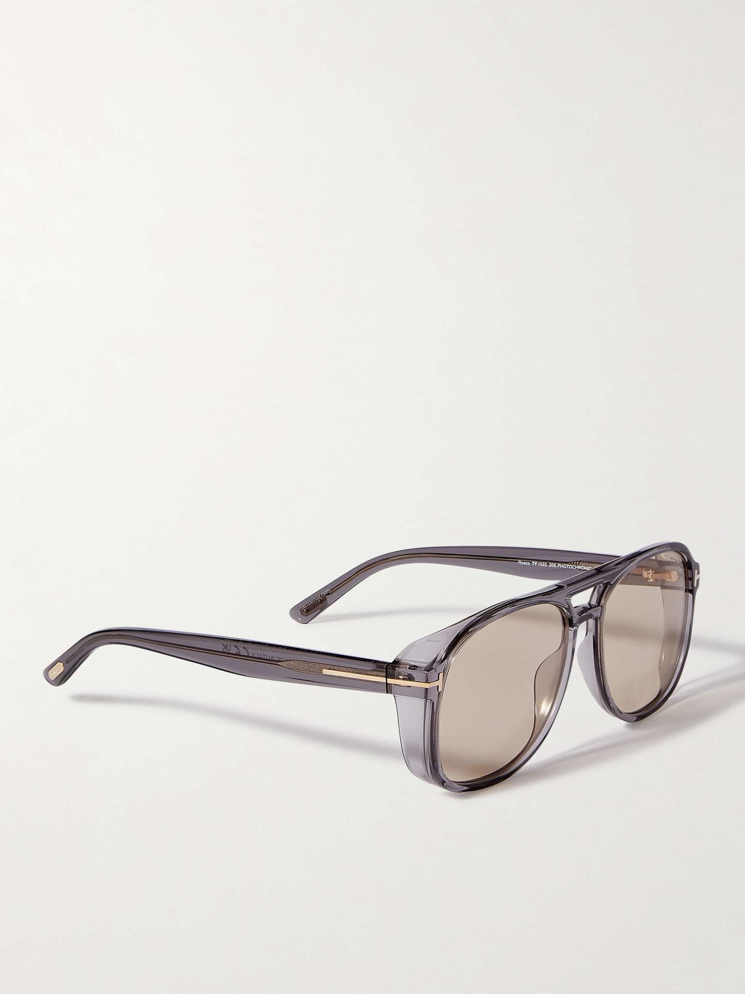 Aviator-Style Acetate Sunglasses - 3