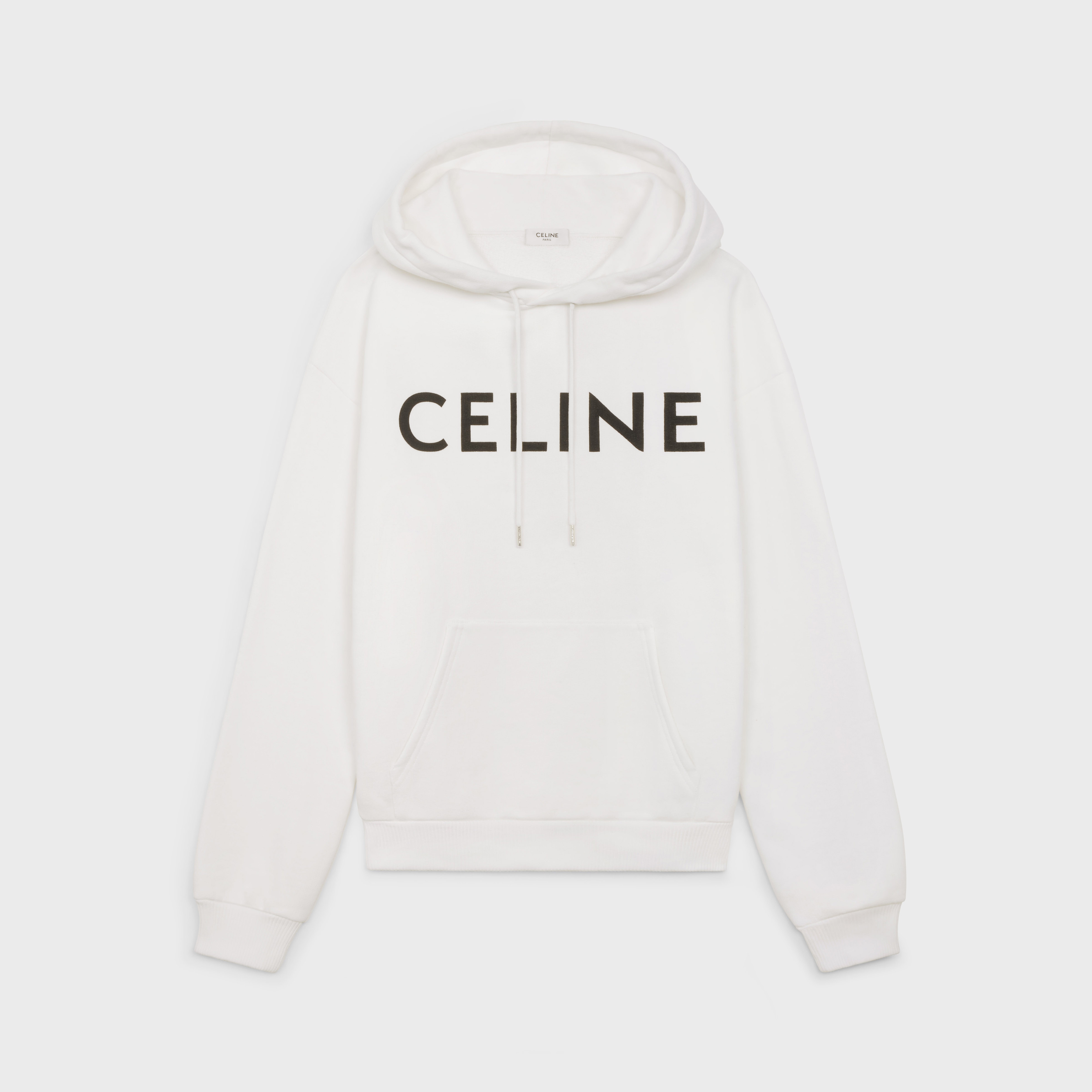 CELINE HOODIE IN COTTON FLEECE - 1