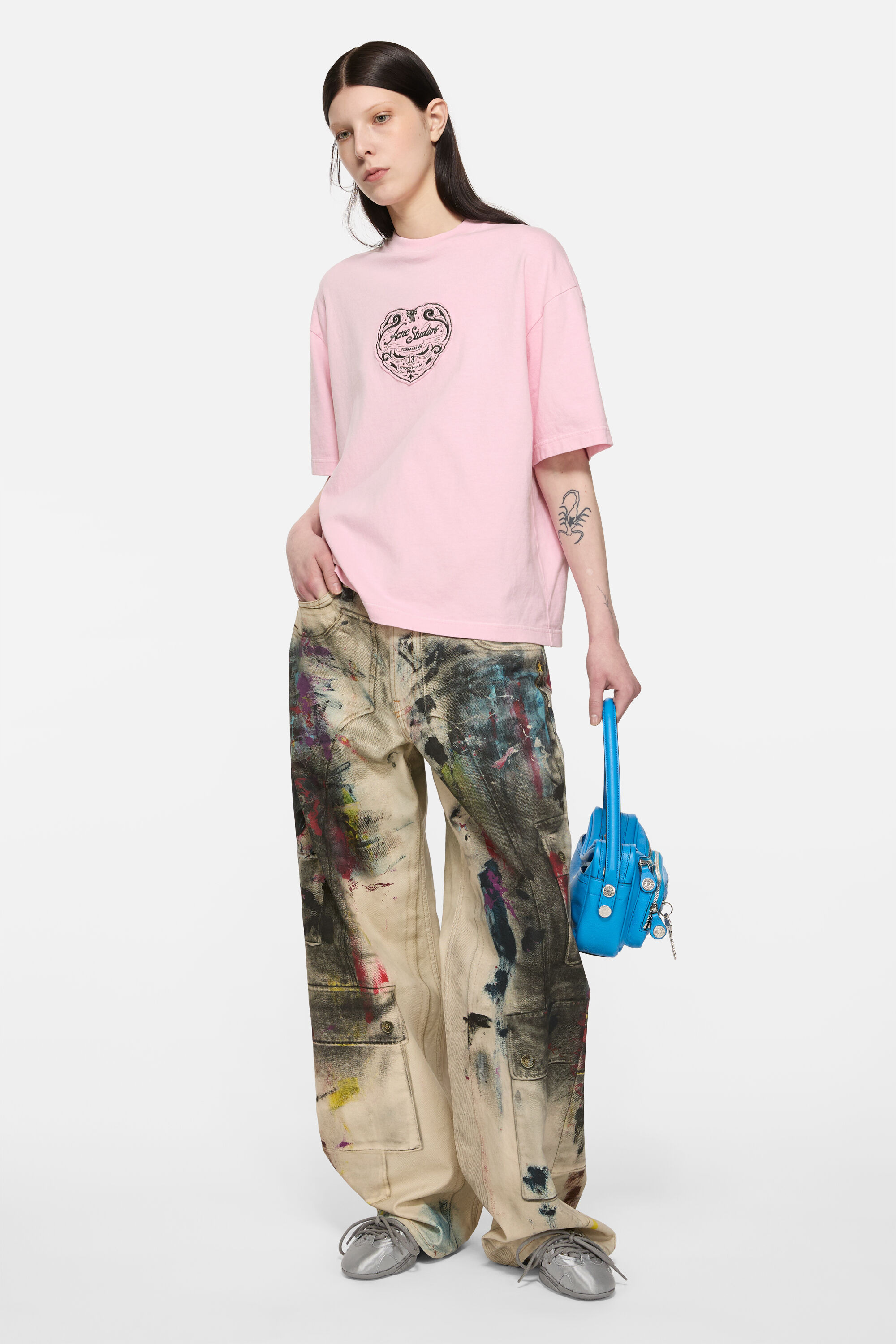 Logo t-shirt - Baby pink - 2