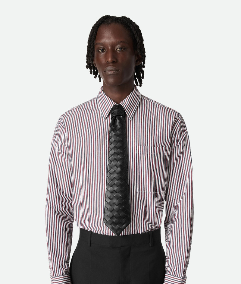 Bottega Veneta Intrecciato Leather Tie outlook