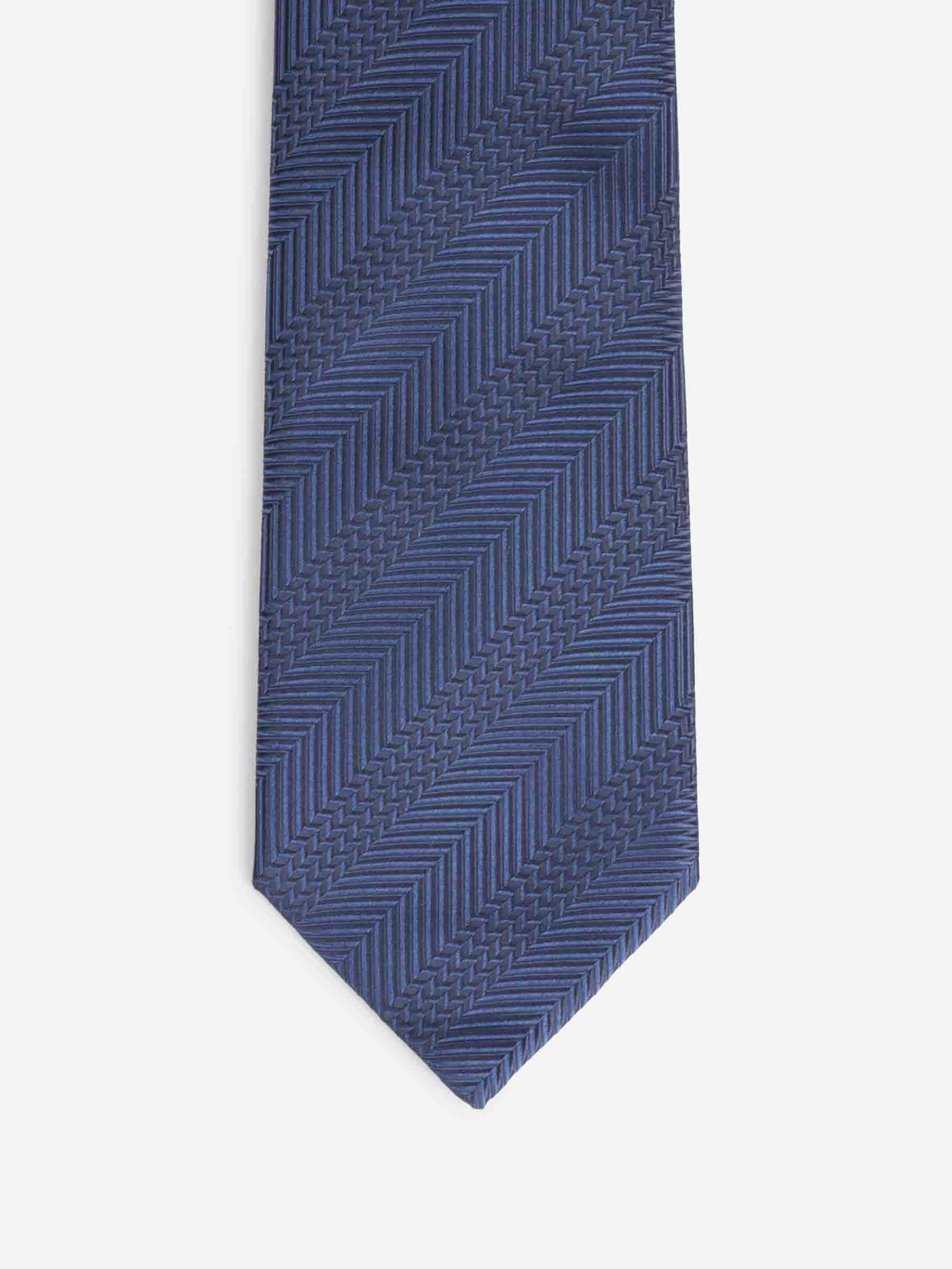 TEXTURED SILK TIE - 1