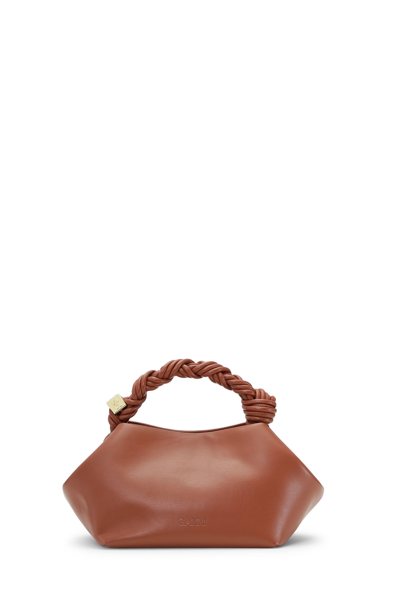 BROWN SMALL GANNI BOU BAG - 2