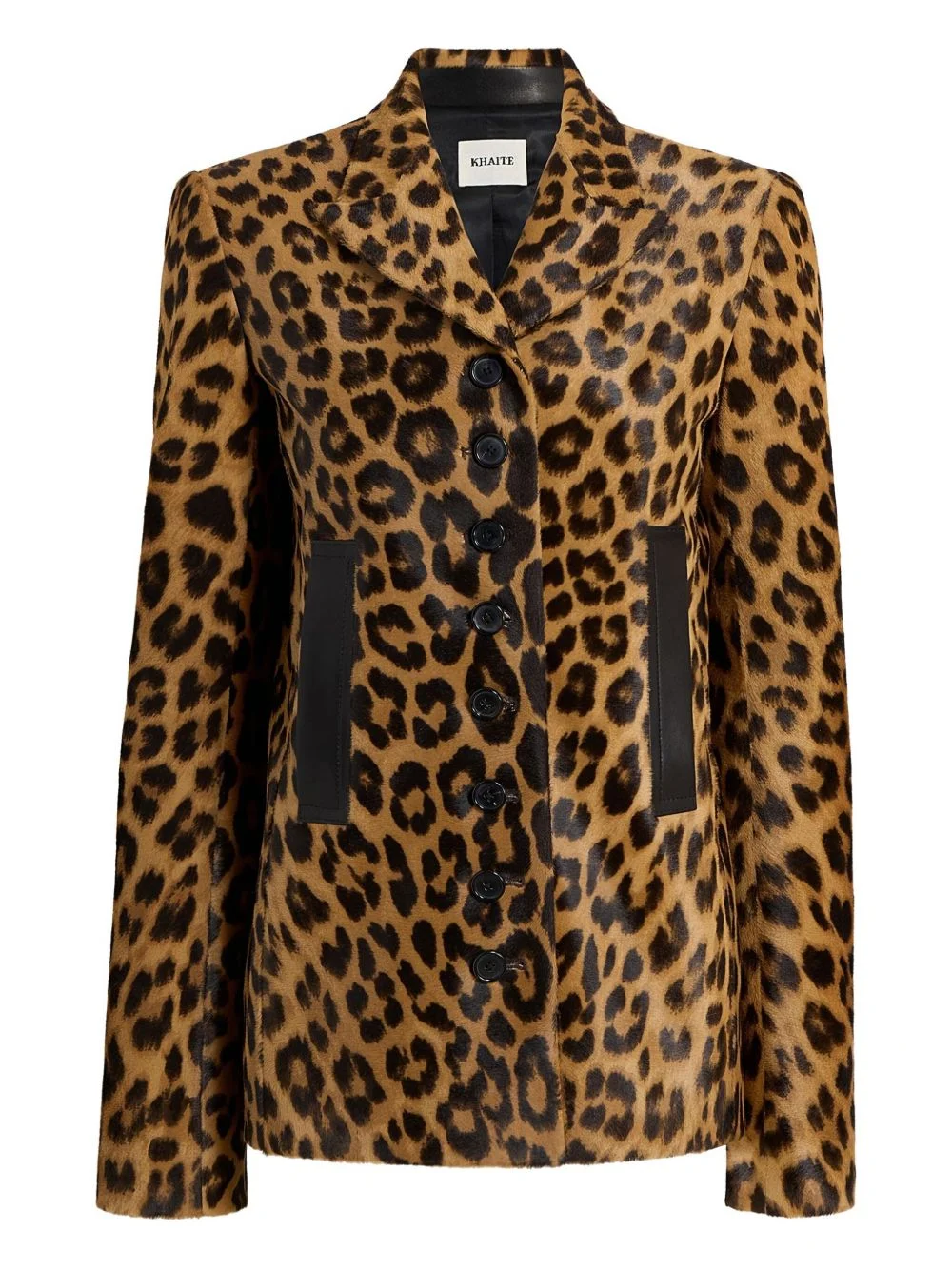 Button Leopard Jacket - 1