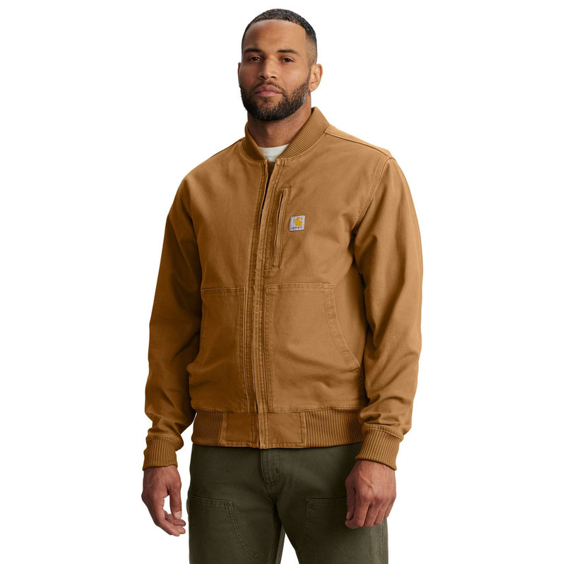 Rugged Flex® Duck Relaxed Fit Bomber Jacket 1