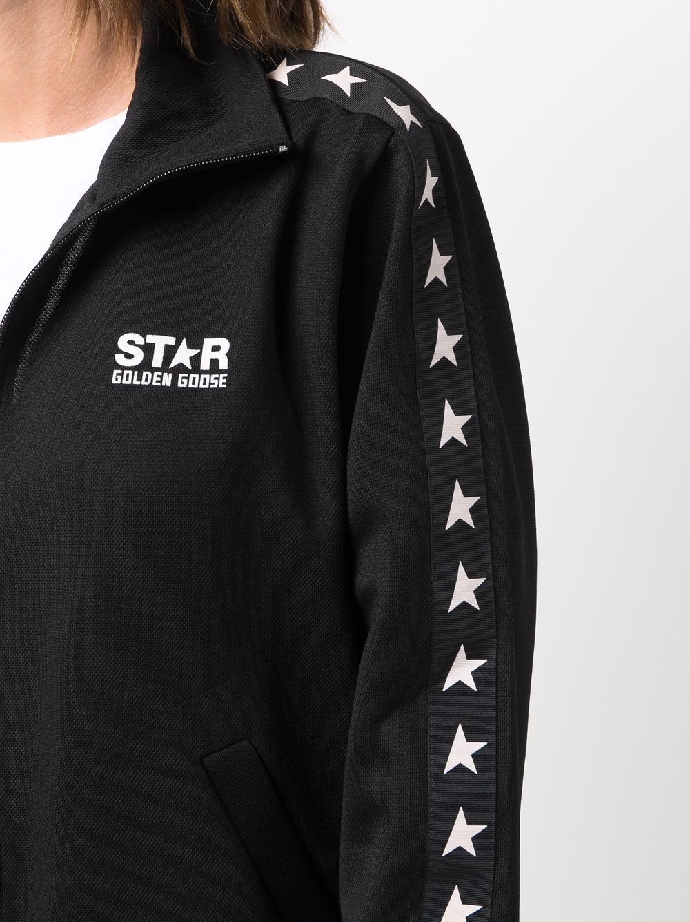 logo zipped tracksuit jacket - 5