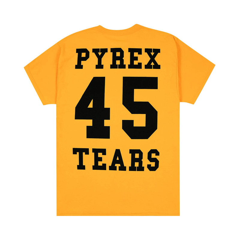 DENIM TEARS Denim Tears x Pyrex Tears Tee 'Gold' outlook