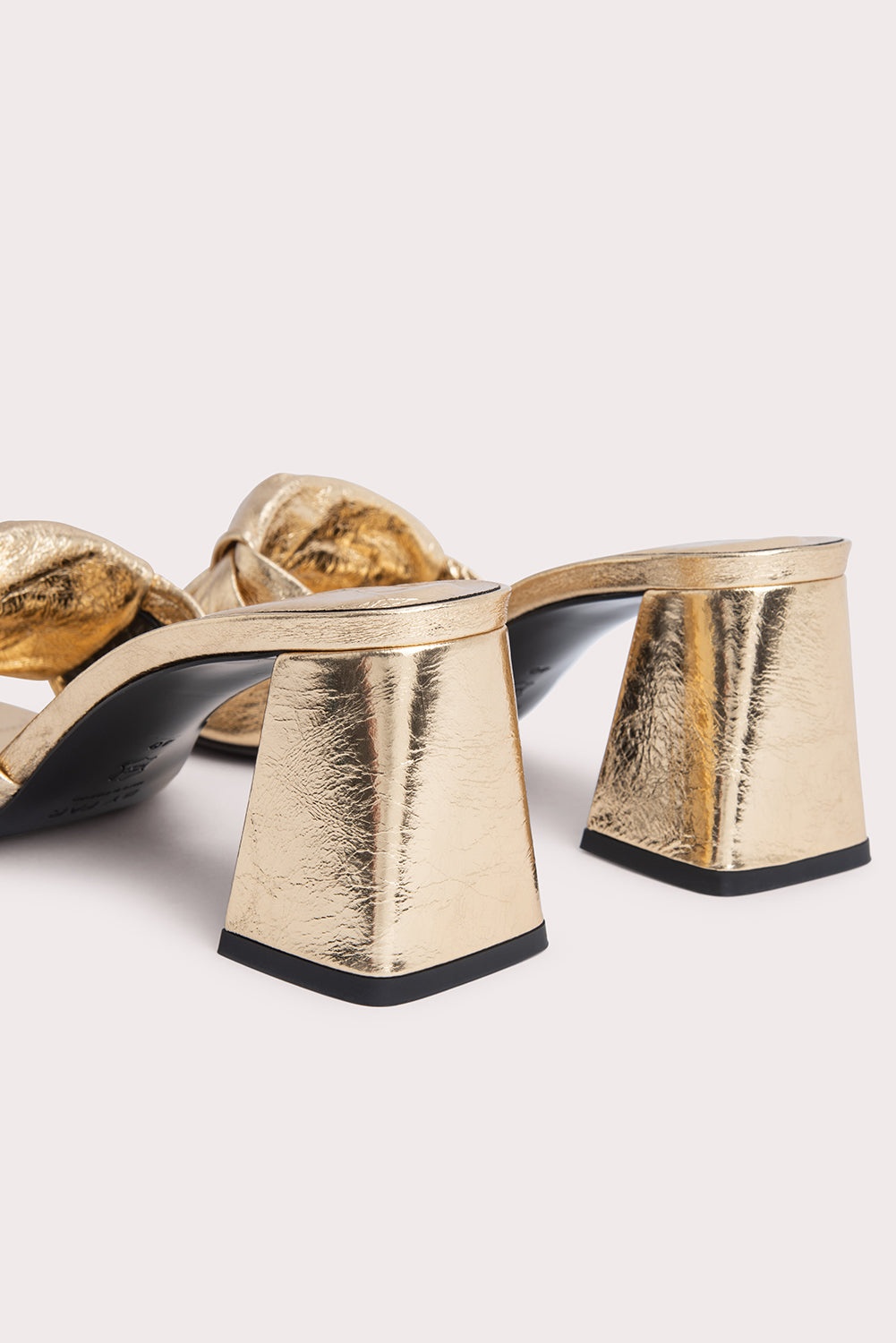 Lamar Parchment Metallic Leather - 6