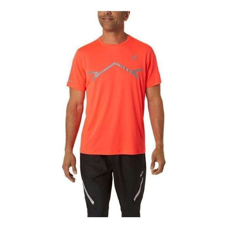 ASICS Lite-Show Short Sleeve Logo Tee 'Orange' 2011D026-600 - 1