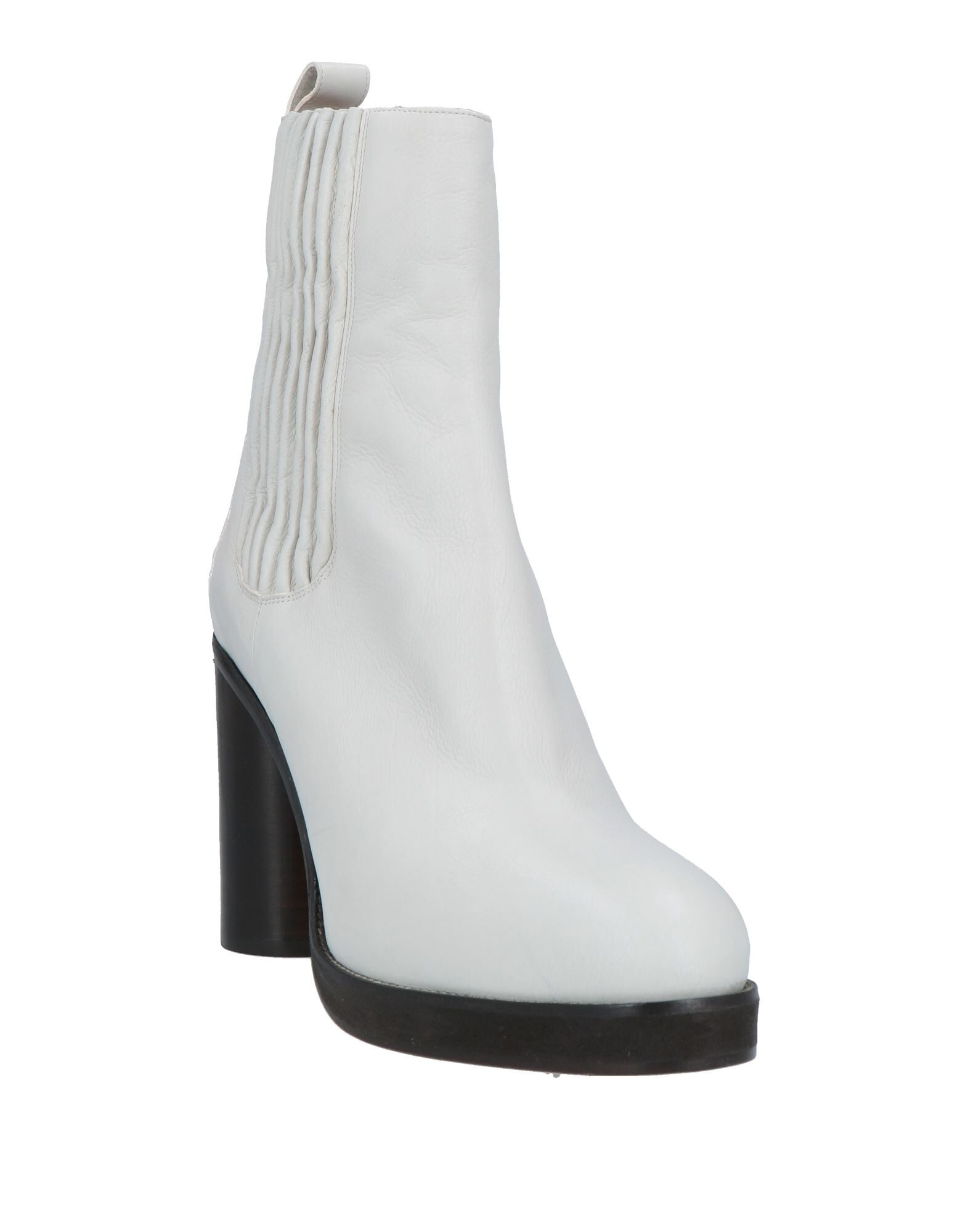 White Women's Ankle Boot - 2