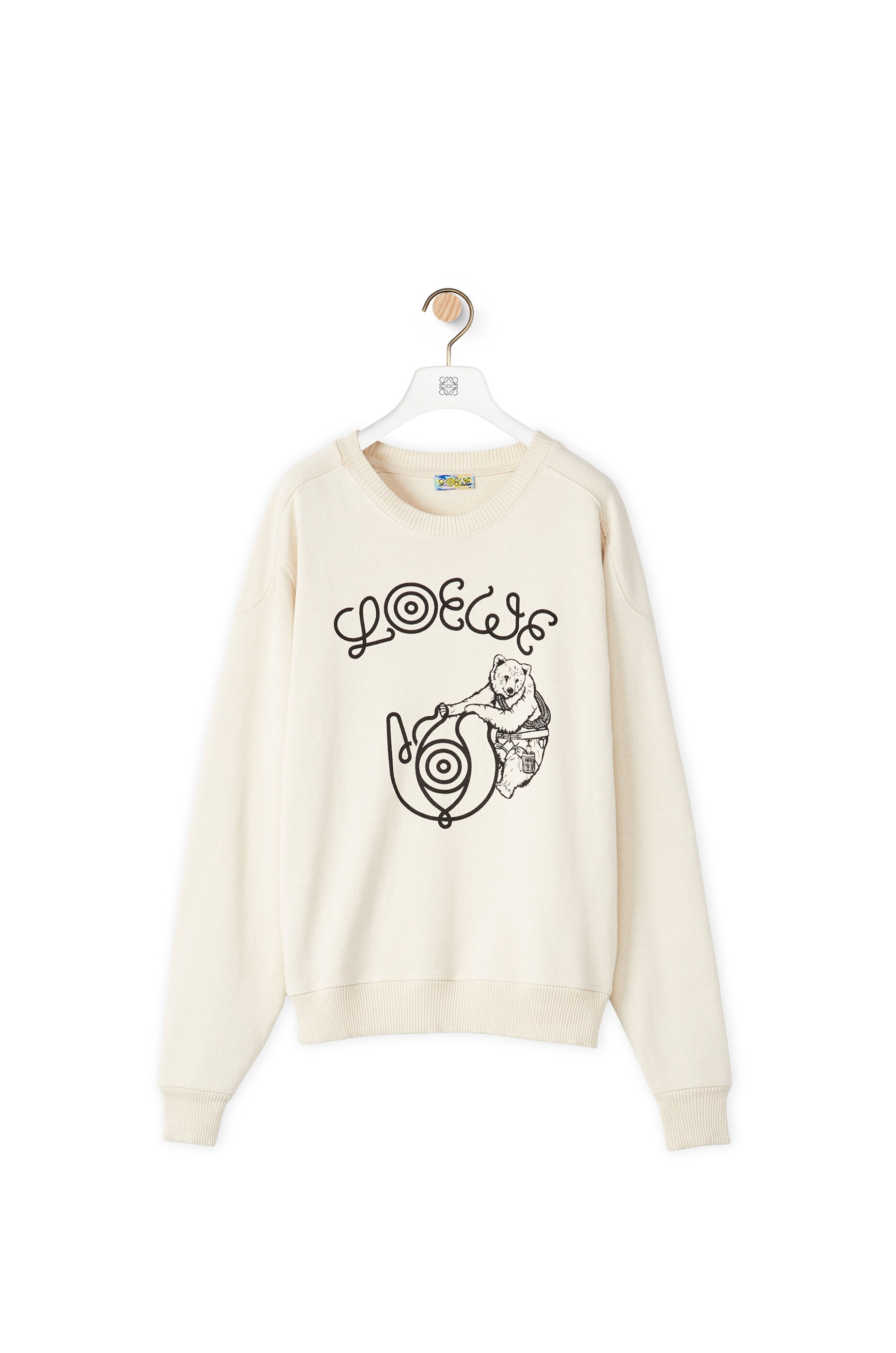 Logo sweatshirt in cotton - 1