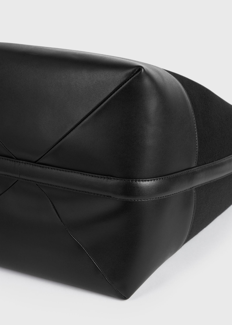 Belted doublé tote black 7