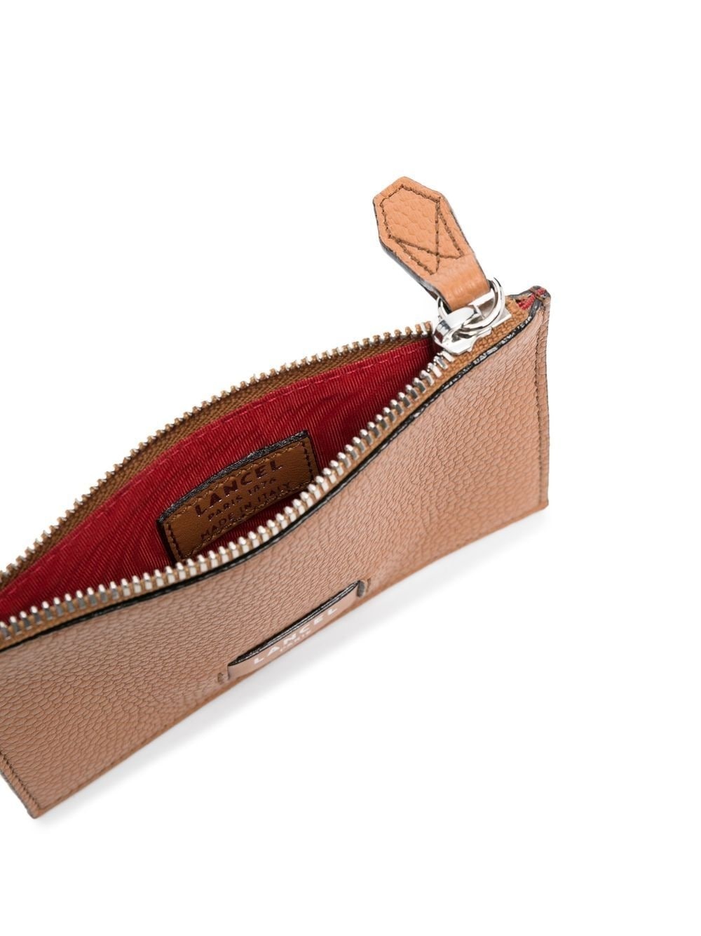 zip leather cardholder - 3