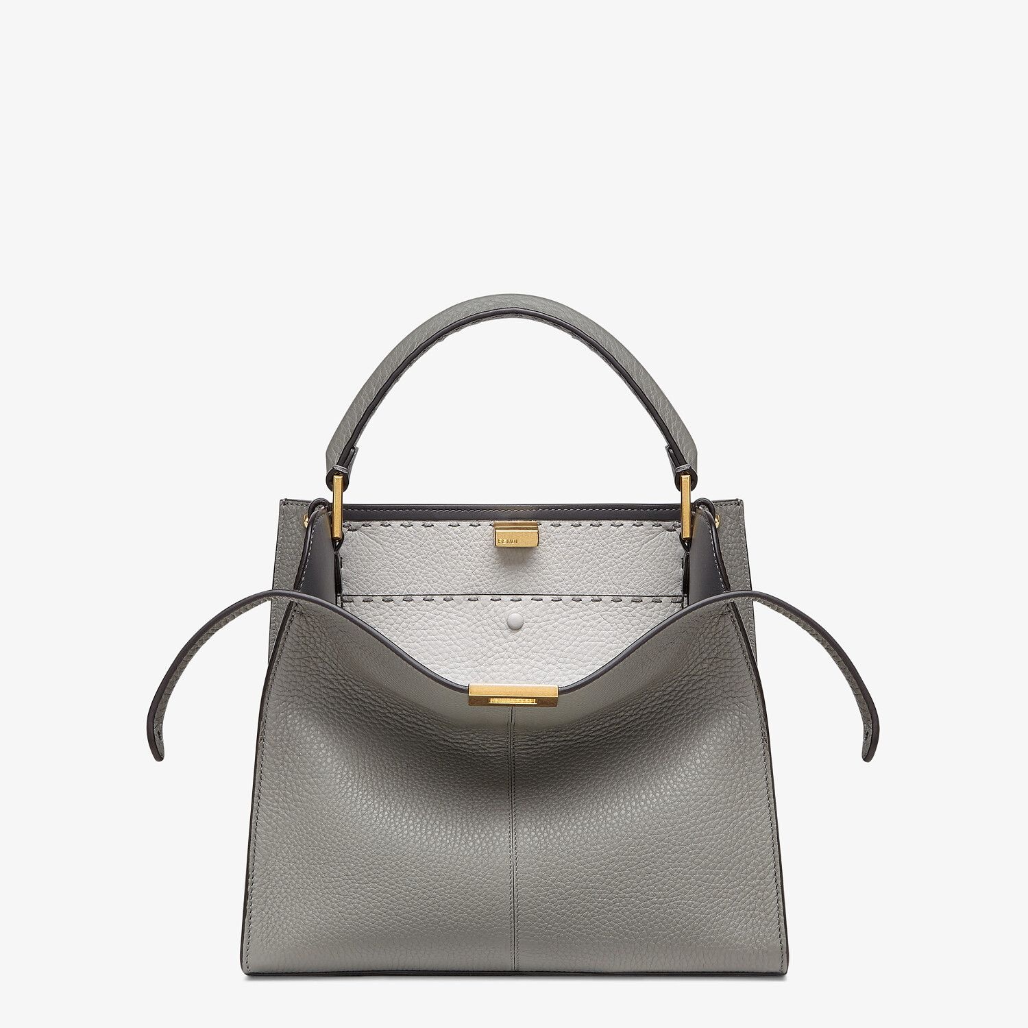 Gray Cuoio Romano leather bag - 1