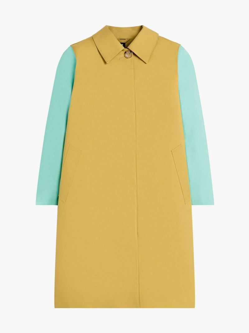 BANTON COLOURBLOCK BONDED COTTON COAT - 1