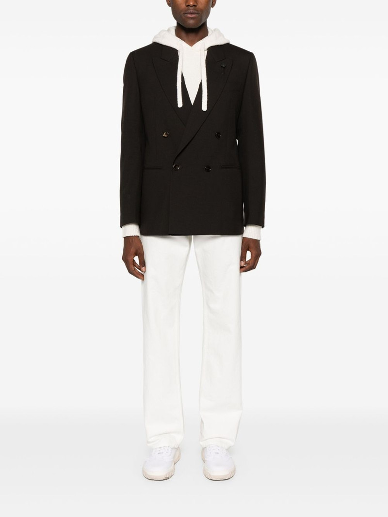 LARDINI double-breasted blazer outlook