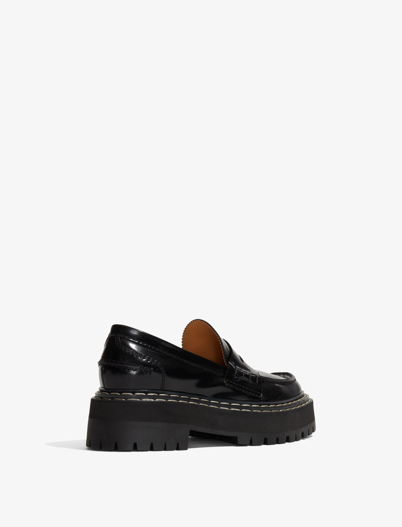 Proenza Schouler Lug Sole Platform Loafers in Spazzolato Leather outlook