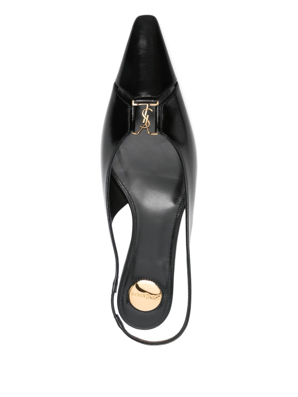 Babylone slingback pointed-toe flats - 4