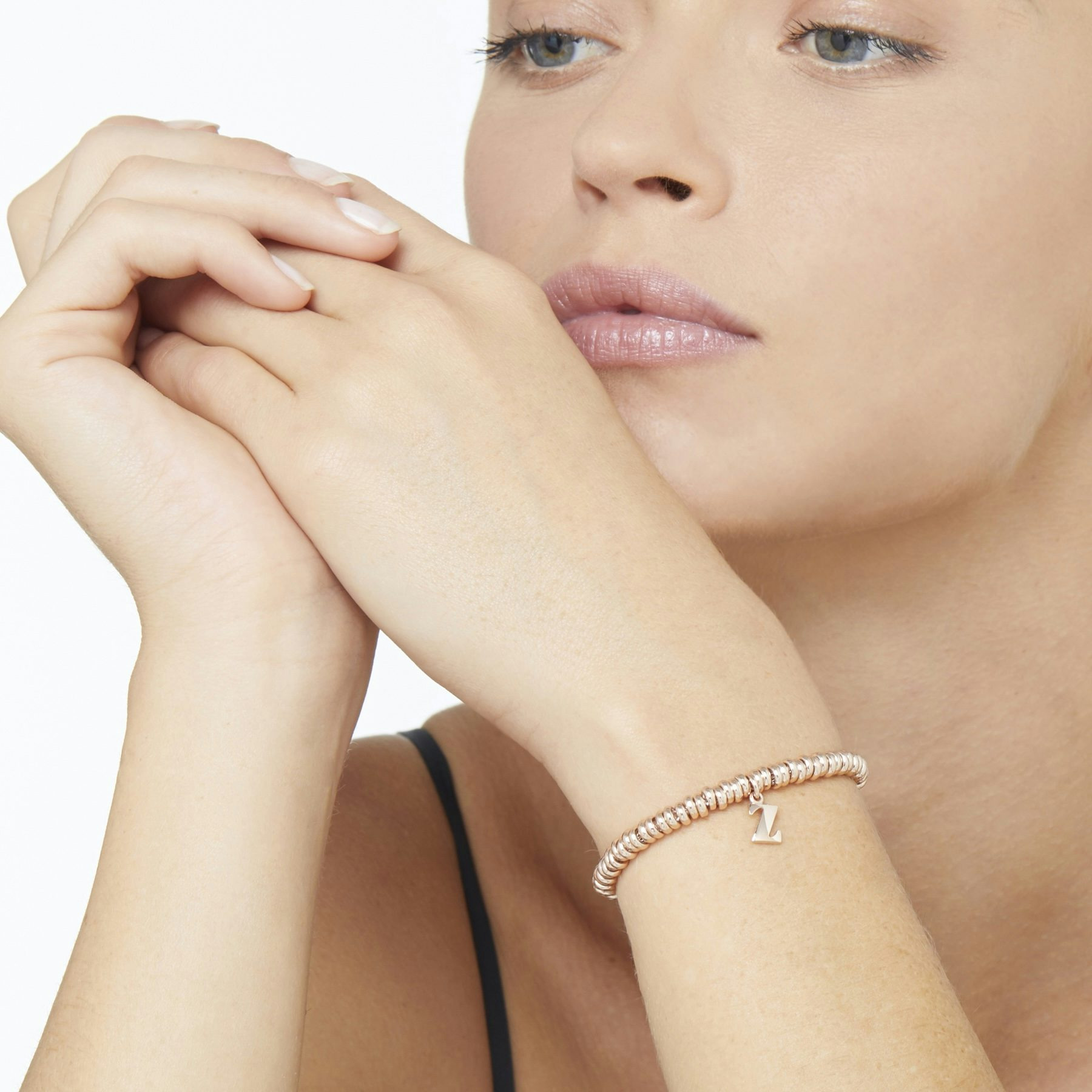 ROSE GOLD LETTER Z CHARM - 3