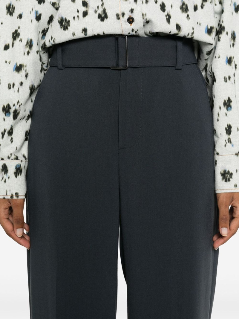 belted wide-leg trousers 5