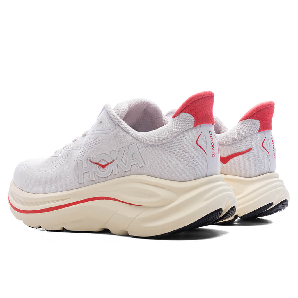 WOMEN'S CLIFTON 10 - STUCCO/CERISE - 3