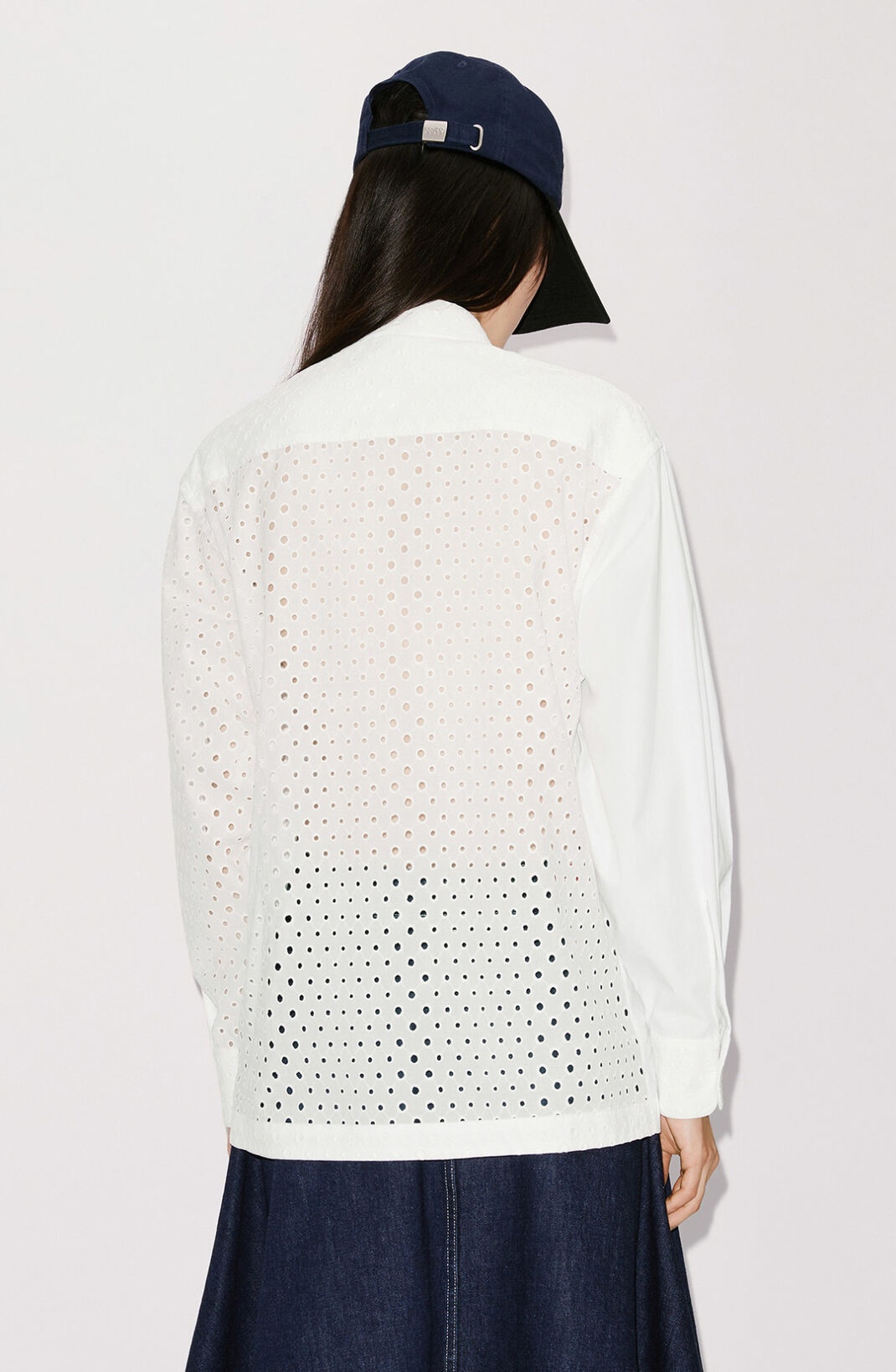 Oversize broderie anglaise shirt - 5